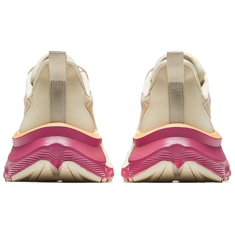 Anta Исследуйте удобные амортизирующие нескользящие кроссовки для бега по пересеченной местности с низким верхом, женские кроссовки бежевого цвета 922435505-3