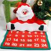 Lobby Decorations  Non-woven Fabric Santa Claus Countdown Xmas Decor  Christmas Advent Calendar