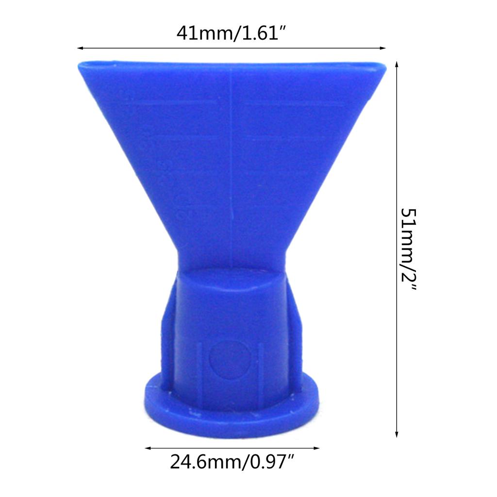 10 шт. волнообразных конусных насадок для картриджей, запасная часть, насадки для распыления, практичный дозатор силиконового герметика