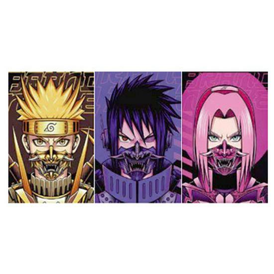 3D-лентикулярная аниме-картина: Академия Героев Наруто и Ван Пис