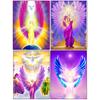 Новая полная круглая квадратная алмазная вышивка крестом Мечта Крыло Фея 5D DIY Алмазная вышивка картина Мозаика настенное украшение подарок