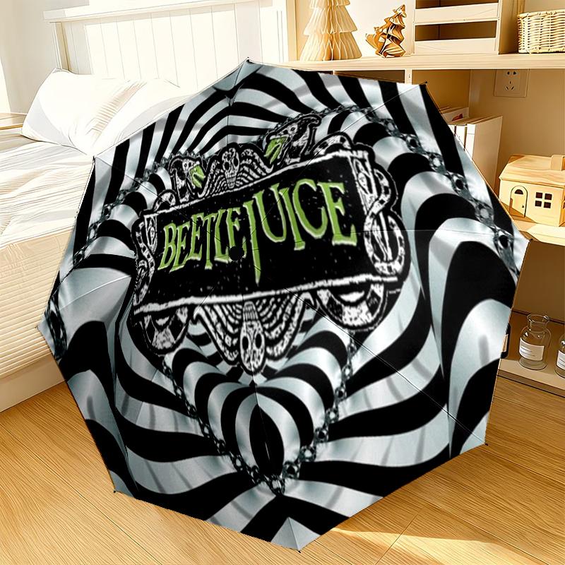 Beetle Haunted House Umbrella 8-Frame for Travel, camping, Casual Lightweight Portable Umbrella, Essential for every family Holidays Gift