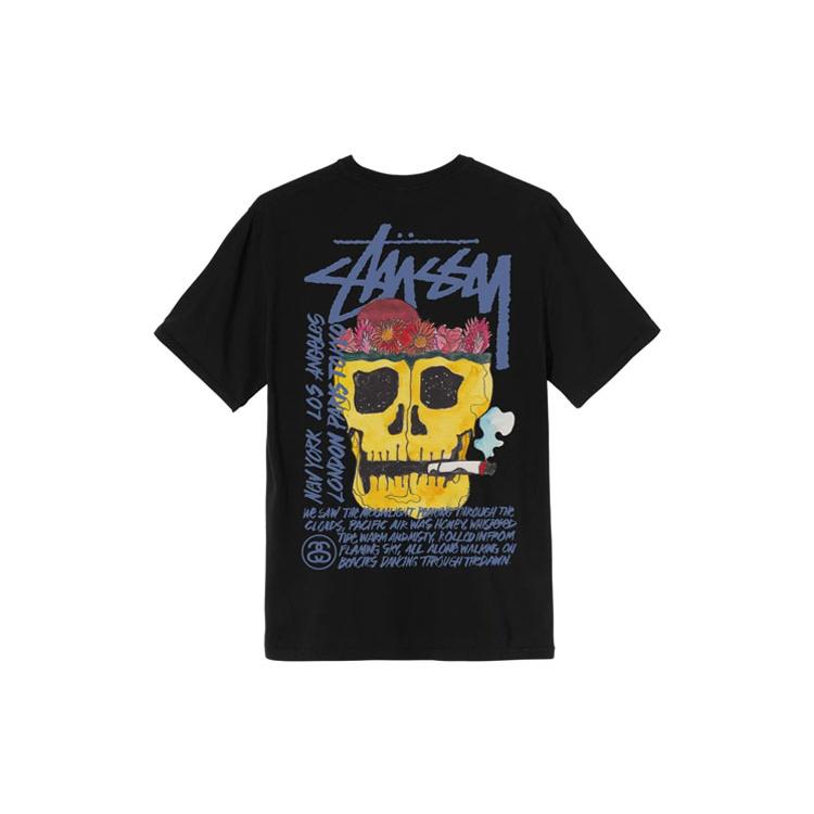 Stussy T-Shirts Unisex Crew Neck Moderate Straight Fit 1904593