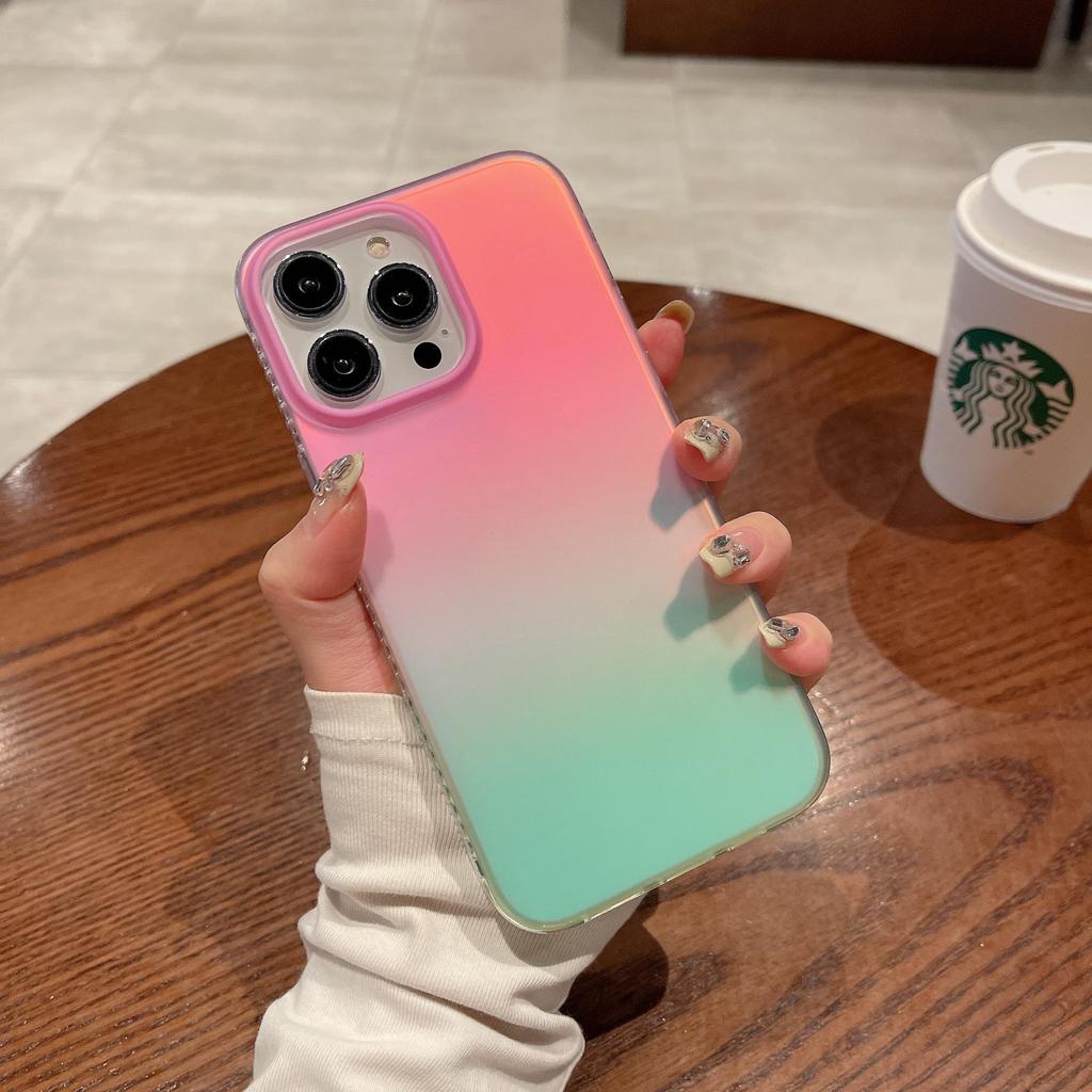 Красочный чехол с переливающимся светом, защищенный от падений, для iPhone 13/15 Promax 12/14