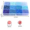 6000Pcs/box Glass Seed Beads For DIY Bracelet Necklace Jewelry Making Accessories
