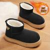 Kapibara Milk Almost Couple Snow Boots Winter Warm Bread Big Head Cotton Shoes Fleece Thicked Non-Slip Men Shoes