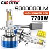 7700 Вт 9000000 лм H7 H4 H11 Светодиодная фара Высокая мощность 9084 CSP Canbus H1 H8 9005 HB3 9006 HB4 9012 HIR2 Турбо лампа Автомобильная светодиодная фара