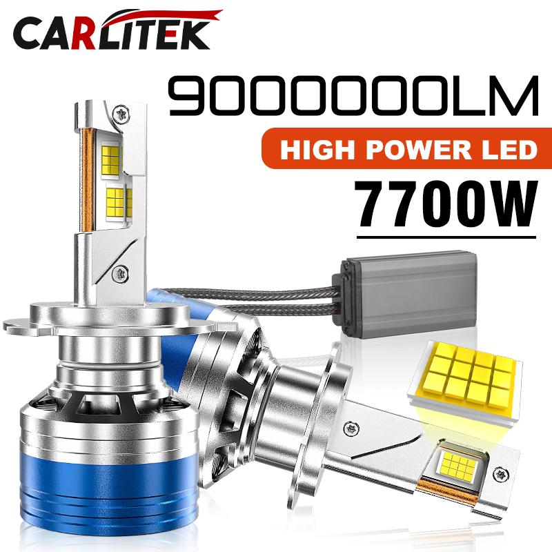 7700 Вт 9000000 лм H7 H4 H11 Светодиодная фара Высокая мощность 9084 CSP Canbus H1 H8 9005 HB3 9006 HB4 9012 HIR2 Турбо лампа Автомобильная светодиодная фара