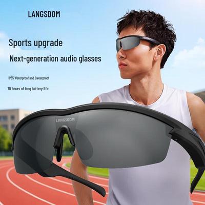 Langsdom AirNova Умные спортивные наушники с открытым ухом и очками