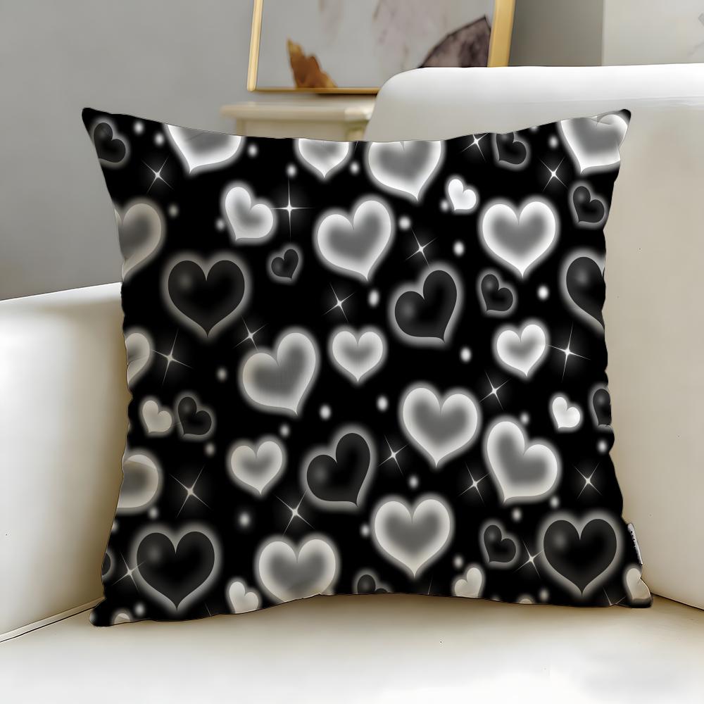 Stripes intersecting Cushion Cover Soft EasyWash Pillow Case Versatile for Couch Bed Travel and Office