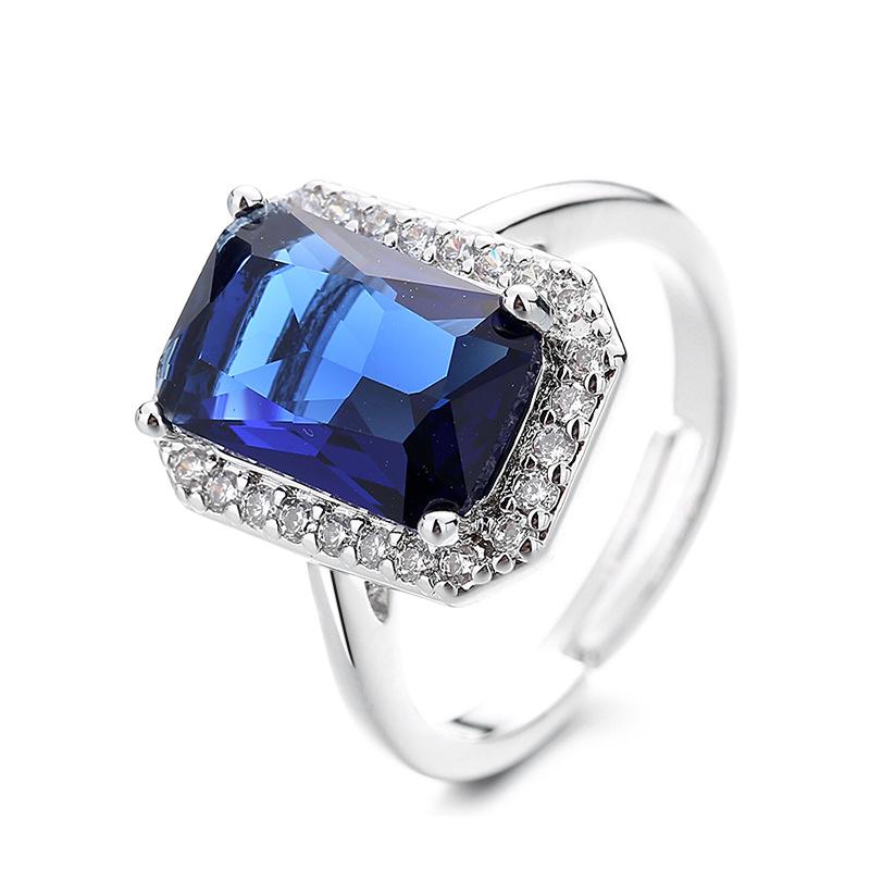 925 Sterling Silver Ring Open Adjustable Silver/Gold for Women Exquisite Student Girlfriend Jewelry Accessories Wedding Party