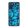 Butterfly Phone Case For Oppo Find X5 A54 A53 A52 A9 2020 A15 A95 A16 A76 A74 A12 Reno7 SE Reno6 Pro Plus 5G Soft Black Cover