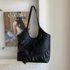 Stylish Ruffle Tote Bag Korean Women's Handbag Trendy Frill Shoulder Bag  Armpit Bag