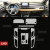 For MITSUBISHI OUTLANDER PHEV -2024 Car Interior Center Console Panel Navigation TPU Protective Film Anti-scratch
