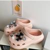 Cartoon Cute Baotou Slippers 2024 Summer New Versatile Increase Thick Sole Women's Anti Slip Versatile Beach Shoes Anti Slip