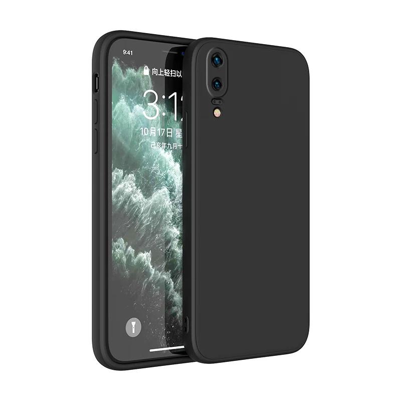 Чехлы для Huawei P50 P40 P30 P20 Lite Для Mate 20 30 40 Pro P smart Z Honor 8X Чехол Роскошный Оригинальный Жидкий Силиконовый Чехол для Телефона