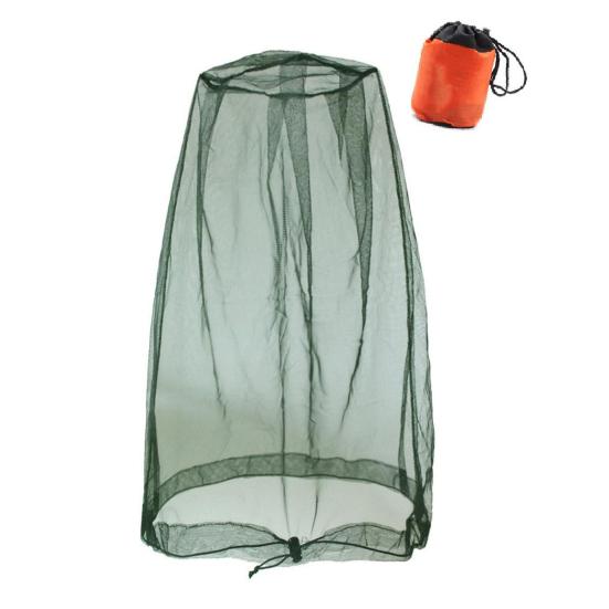 Москитная сетка на голову, сетка для лица из мелкой сетки со шнурком для шляп, дышащая защита лица для мужчин и женщин, защита от мошек, насекомых, комаров