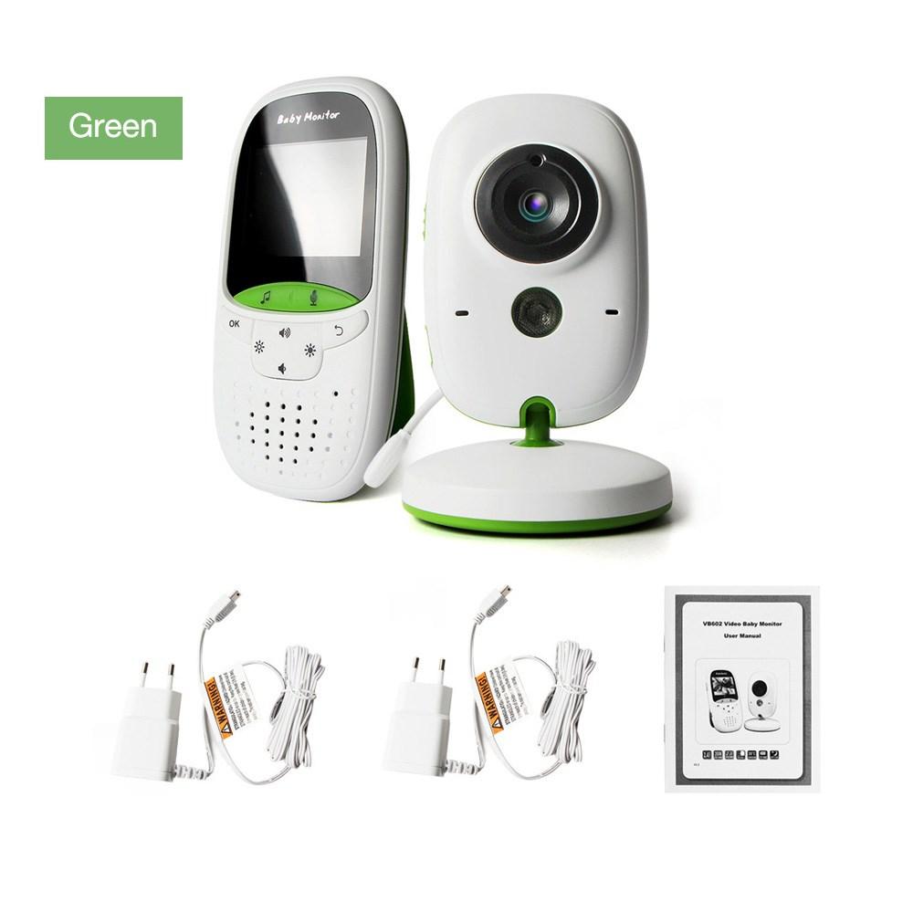 Радионяня VB602 ИК-монитор ночного видения, температура, колыбельные, интерком, режим VOX, видеодетская камера, рация, няня