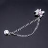 Silver Alloy Magnetic Button Clips Fixing Hem Non-hole Waist Buckle Shorten Trouser Clip