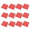 12Pcs Acoustic Panels Self Adhesive Red Sound Absorbing Dampening Panel for Office