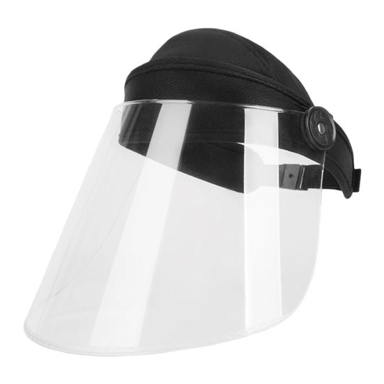 Прозрачный лицевой щиток для мужчин и женщин, защита от запотевания и брызг для работы, езды, активного отдыха, ПВХ, полное покрытие, регулируемая повязка на голову, защитная маска