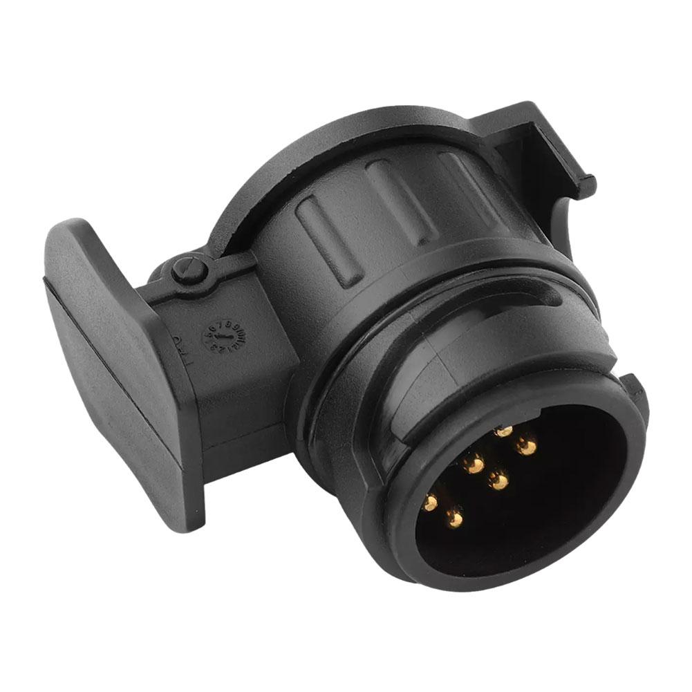 13-контактный к 7-контактному адаптеру для буксировки Прицеп Грузовик Фаркоп 12 В Разъем Электрический Преобразователь Водонепроницаемая Розетка Адаптер Вилка Автомобиль C0d7