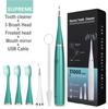 Professional Dental Cleaning Kit Ultrasonic Scaler Electric Toothbrush USB Rechargeable Calculus Remover Replacement