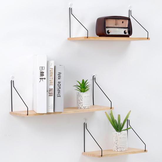 Настенная подвеска для домашней комнаты, одиночная доска, горшки, фигурки, стеллаж для хранения, держатель полки