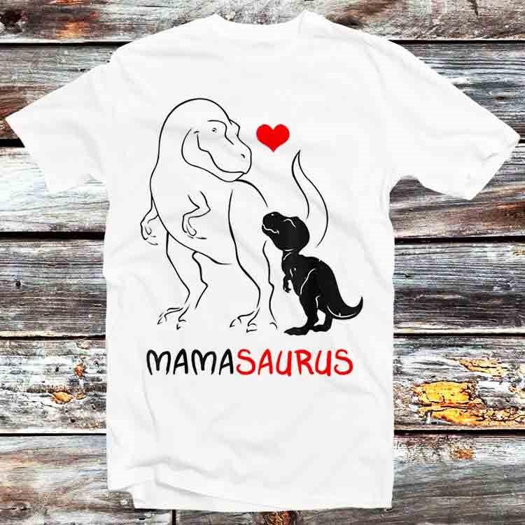 Mamasaurus Trex Mama Saurus Dinosaur Mom Gift T Shirt B1128