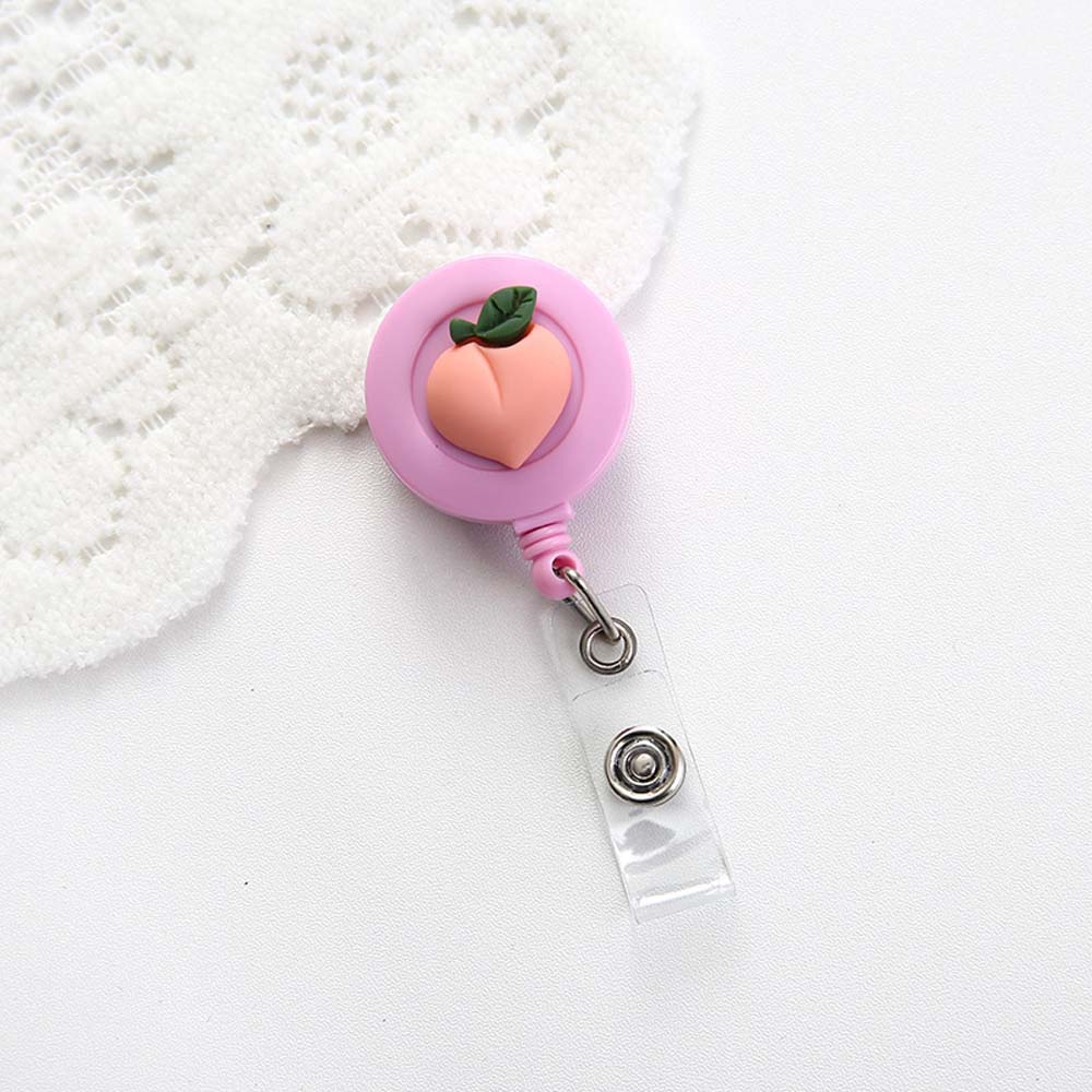 Supplies Cartoon ID Badge Holder Clip ID Name Holder Credit Card Holder Clip Retractable Badge Reel