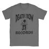 Футболка Death Row Records для мужчин Модная футболка 100% хлопок Круглый вырез Короткий рукав Новое поступление Одежда