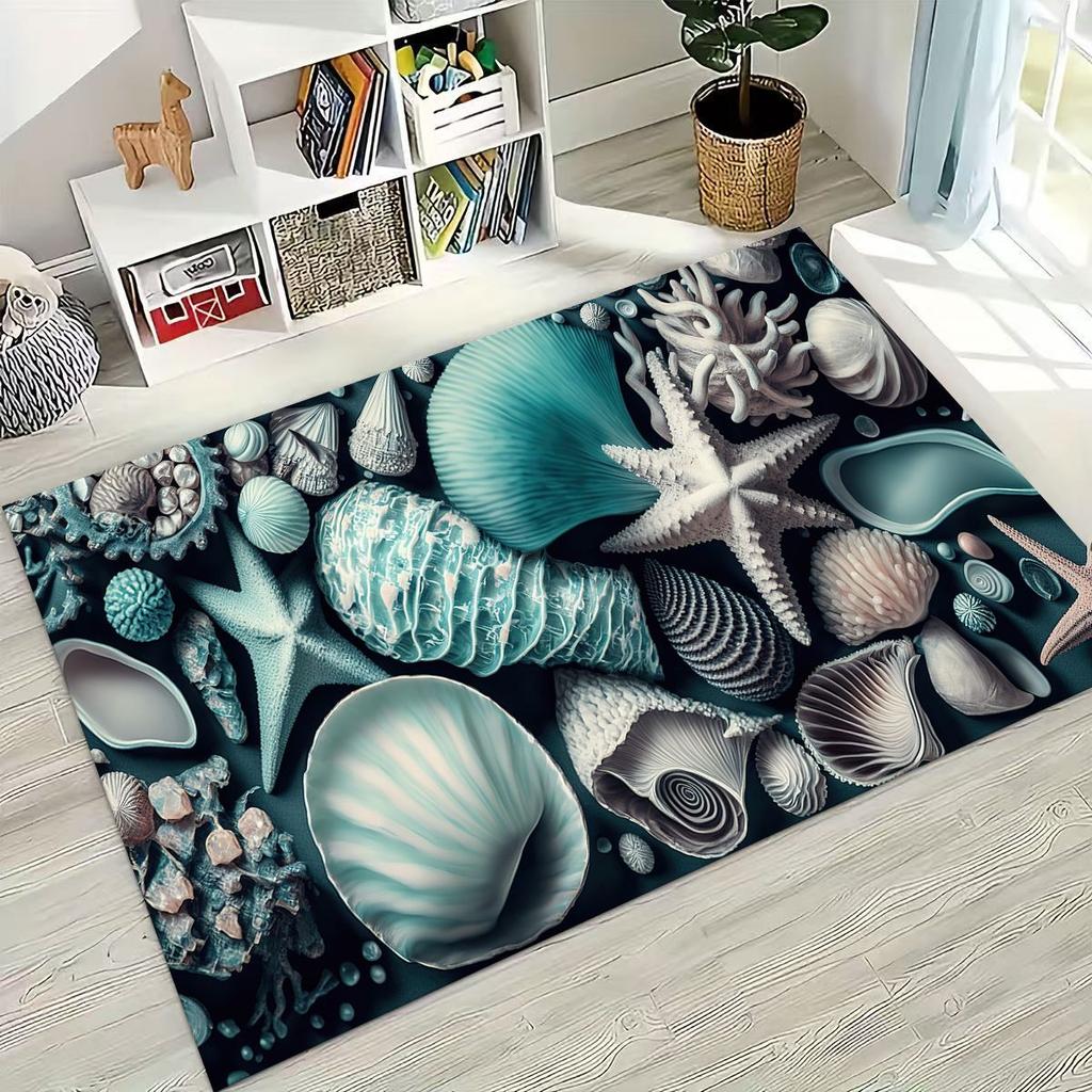 Ковер Dream Starfish Shell Tropical Beach Sea Star Art для спальни, гостиной, дивана, домашний коврик для двери, декор, большой нескользящий коврик для пола