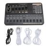 Live Sound Card Bluetooth Accompaniment Smart Noise Reduction Voice Changing Sound Mixer Board for L