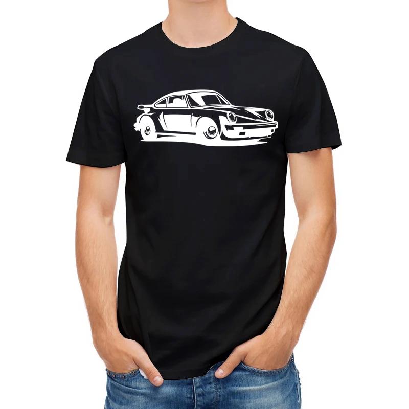 Men's T-Shirts Japanese Classic Car Print Street Man Clothing Harajuku Short Sleeve Oversize T-Shirt Casual Tops Tees Clothing