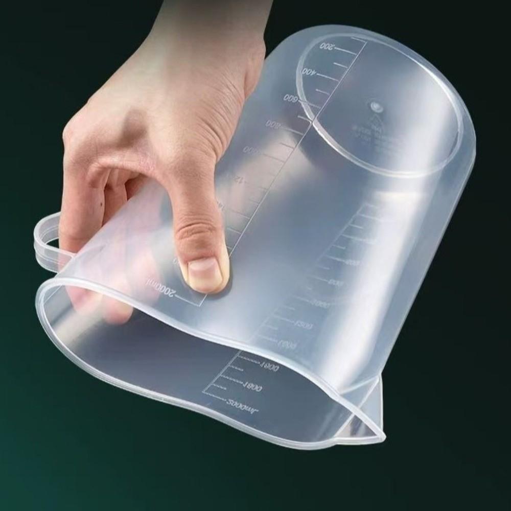 Thickened Plastic Measuring Cup with Scale Liquid Measuring Cup Graduated Cup Kitchen Baking