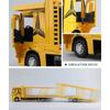 1/24 Mercedes Benz Double Decker Flatbed Transport Vehicle Alloy Diecast Metal Car Model Sound and Light Science Education Series
