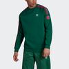 adidas Мужская толстовка с круглым вырезом Originals Trefoil 3D Logo, зеленая, GF0224