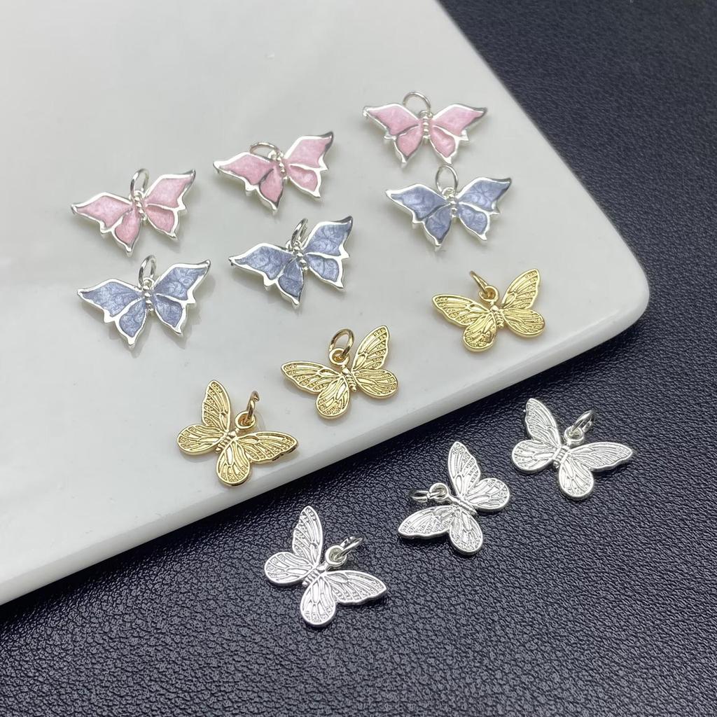Color-Preserving Butterfly Pendant for DIY Jewelry, Nail Art, Bracelets & Necklaces