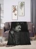 George Michael Blanket Quality Warm Soft Throw Blanket for Winter Home Decor Bedspread for Students Funny Design Cozy Comfort