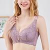 Бюстгальтеры пуш-ап для женщин, сексуальное кружевное нижнее белье с тонкими чашками, беспроводное удобное нижнее белье больших размеров