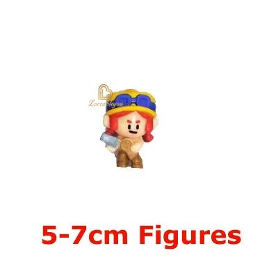 24pcs Anime Mini Figures Accessories Charms Poco Spike Nita Cute Cartoon Heroes Model Toys Game Collectibles for Children Gift
