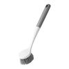 Long Handle Dish Brush Multipurpose Plastic Pot Scrub Brush with Hook Hole for Kitchen Sink