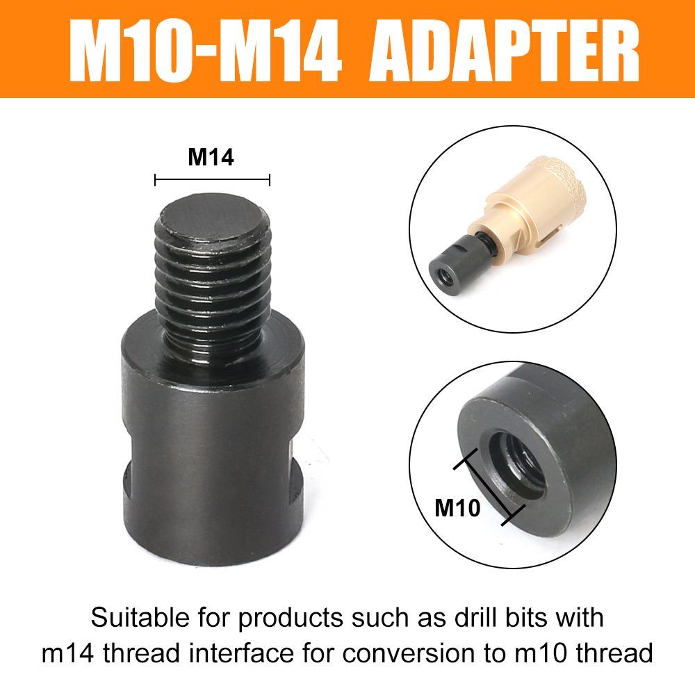 1Pcs Adaptive Shaft Thread Converter Connector M10 M14 5/8-11 Connecting Rod