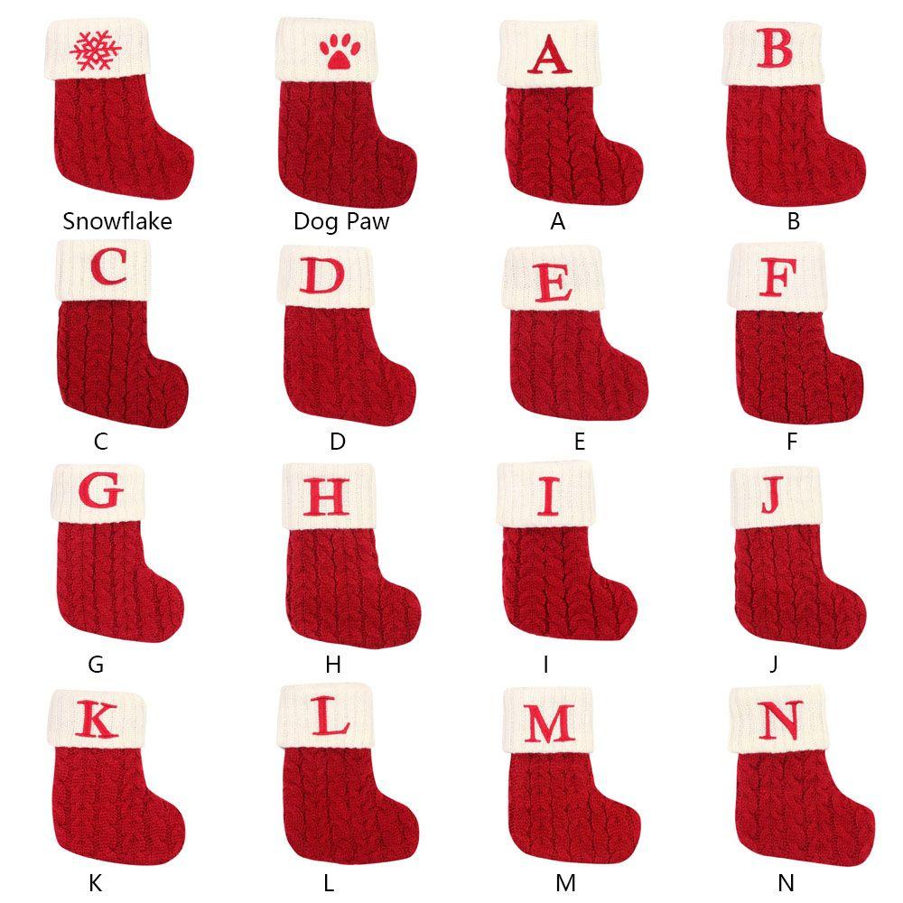 Письма Подвеска-дерево Рождественская подвеска Декор Держатели для подарков Веселого Рождества Носки Рождественский подарок Чулки
