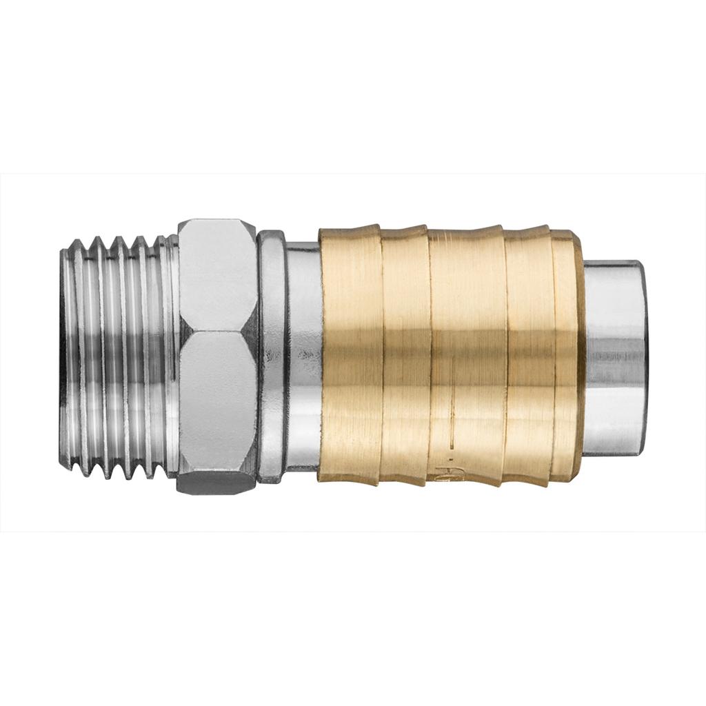 Quick connector for compressor with 1/2" external thread