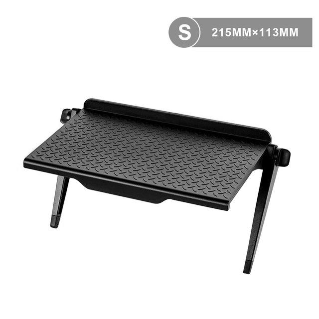 Регулируемый органайзер для монитора телевизора, стойка для экрана, верхняя полка для хранения, практичный органайзер для компьютера, офиса, многофункциональный органайзер