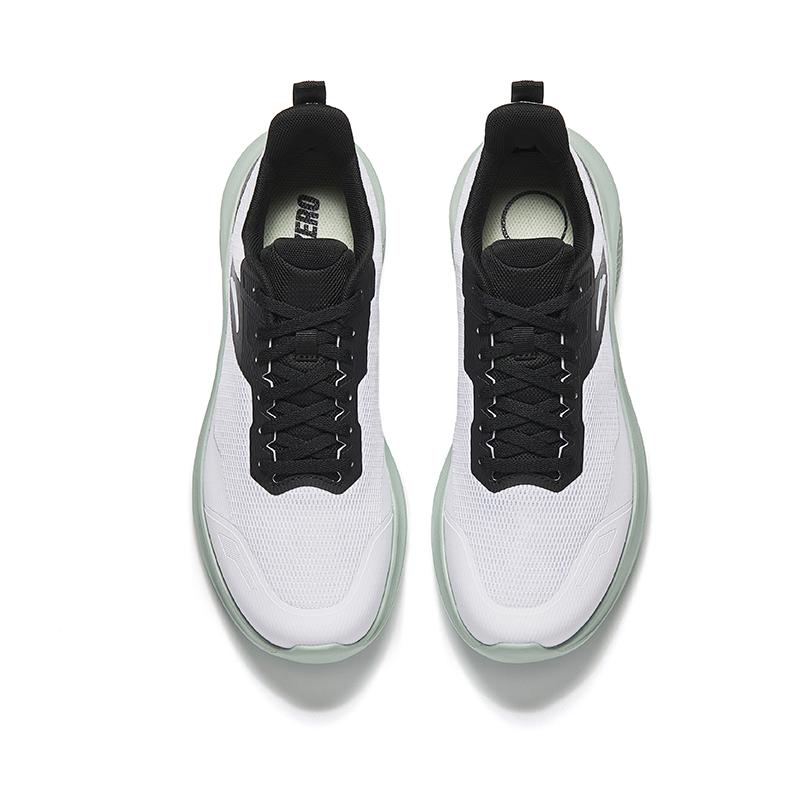 Anta Спорт Удобные Амортизирующие Прочные Низкие Повседневные Кроссовки Мужские кроссовки Чисто-Белый Базовый-Черный 912535513-1