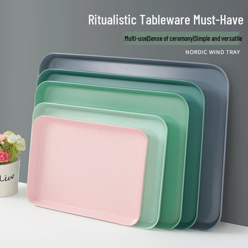 Сервировочный поднос из меламина в скандинавском стиле