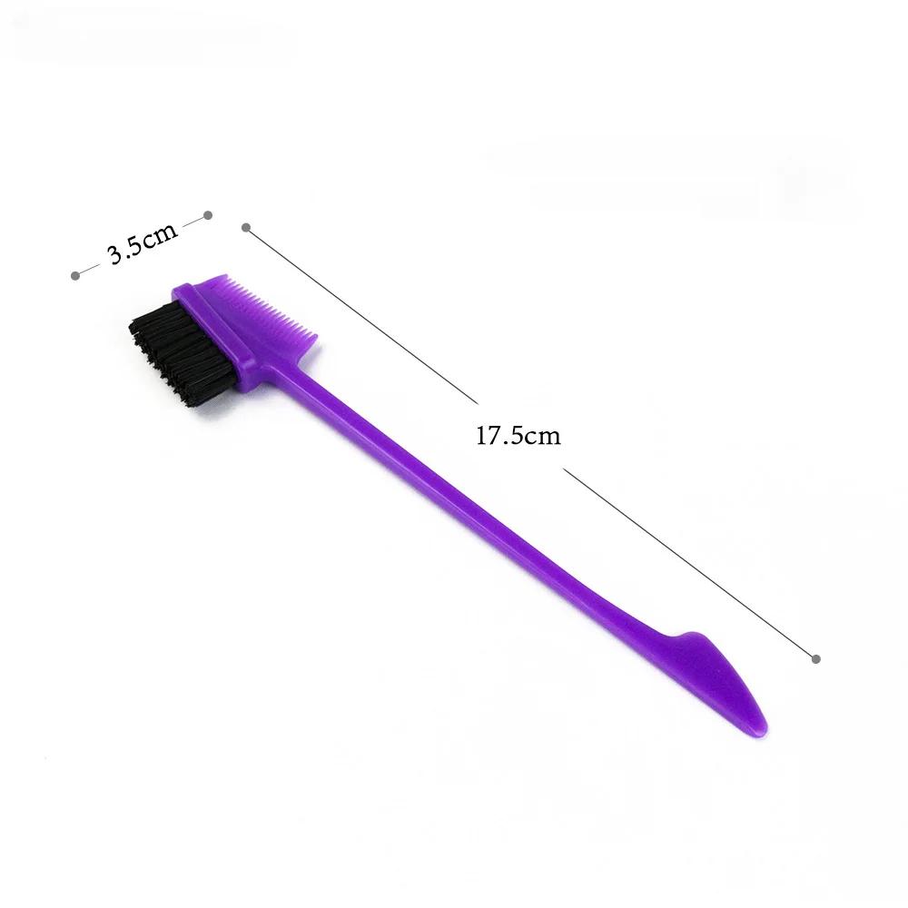 Двусторонняя кисть для бровей, квадратная трехмерная кисть для бровей, тушь для ресниц, многофункциональные инструменты для макияжа глаз