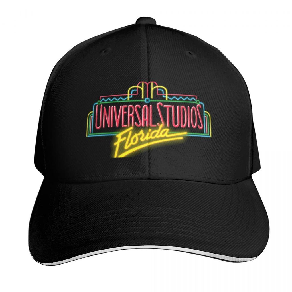 Retro Theme Park Sign Baseball Cap Summer Beach Travel Streetwear Hip Hop Trendy Vintage Retro Embroidered